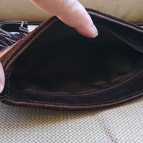 Genuine Leather Fringe Bag - Picture 3 of 3